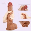 8.5 Inch 22CM Realistic Dildo Vibrator Heating Wireless Vibrating Dildo Penis Cock Online India Sex Toy