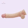 Realistic Dual Density Dildo With Suction Base Female Masturbation Sex Toy