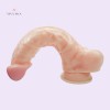 Realistic Dual Density Dildo With Suction Base Female Masturbation Sex Toy