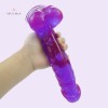 Realistic Dual Density Dildo With Suction Base Female Masturbation Sex Toy