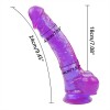 Realistic Dual Density Dildo With Suction Base Female Masturbation Sex Toy