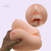 Realistic Silicone Pussy Oral Male Masturbator with Big Boobs Tight Vagina Blow Job 