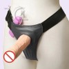 Realistic Solid Strap On Dildo Vibrator Sex Toys Online