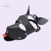 Restraints Full Face Hood Mask Slave Head Harness Dog Mask Bondage 