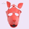 Restraints Full Face Hood Mask Slave Head Harness Dog Mask Bondage 