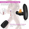 Rotating Anal Vibrator Vibrating Butt Plug 16 Mode Prostate Massager Remote Control Rotation Heating Anal Sex India