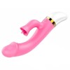 12 Speed Silicone Penis Vibrator With Tongue