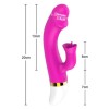 12 Speed Silicone Penis Vibrator With Tongue