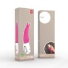 Vibrating Dildo: Volta (Blackberry/White) by Fun Factory