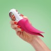 Vibrating Dildo: Volta (Blackberry/White) by Fun Factory