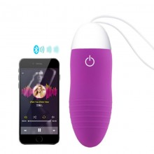 Dancing-Vibrating Egg Shaped USB Rechargeable Smart Phone Control Vibrator