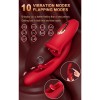 Tongue Rose Sex Toy Dildo Vibrators Clitoral Stimulator with 10 Licking Sucking 10 Vibration