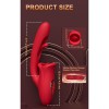 Tongue Rose Sex Toy Dildo Vibrators Clitoral Stimulator with 10 Licking Sucking 10 Vibration