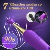 Flapping Vibrator Dildo with 7 Vibration 10 Flapping Modes Clitoral Stimulator Toy