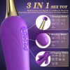 Flapping Vibrator Dildo with 7 Vibration 10 Flapping Modes Clitoral Stimulator Toy