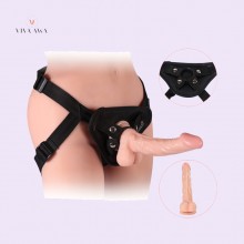 Strap On Dildo Lesbian Gay Toy Silicone Cock Couple Sexy Toy India