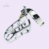 Stainless Steel Penis Sleeve Lock Cock Device Tool Male Chastity Cage