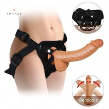 7.8Inch 20CM Strap On Dildo Strapless Realistic Dildo Silicone Harness Dildos Fake Penis Lesbian Sex Toy India