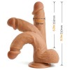 7.8Inch 20CM Strap On Dildo Strapless Realistic Dildo Silicone Harness Dildos Fake Penis Lesbian Sex Toy India