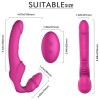 Strap On Dildo Vibrating Silicone Rechargeable Remote Control Lesbian Sex Toy India