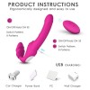 Strap On Dildo Vibrating Silicone Rechargeable Remote Control Lesbian Sex Toy India