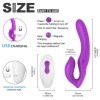 Strapless Strap On Double Ended Dildos Remote Control 9 Speed Sex Toys For Lesbian