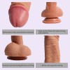 7.9Inch 20CM Super Realistic Dildo Cock Soft Internal Liquid Silicone Female Masturbation Sexy Toy