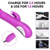 Thrusting Rabbit Vibrator India with 3 Powerful Thrusting Intensities 9 Vibration Modes Heating for G-Spot Clit Stimulation Sex Toy for Women