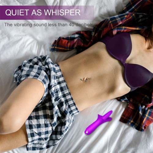 Tongue Vibrator India Oral Stimulator Licking 10 Modes Vibe Tickler Nipple Solo Orgasm Vaginal Anal Massager Couples Sex Toys - Couples Toys