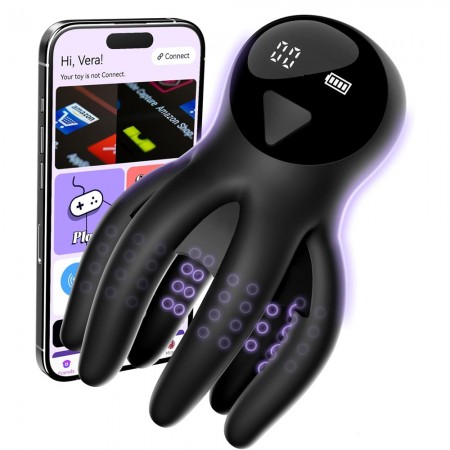 Octopus APP Control 10 Vibration Male Stroker for Glans Training Prolong Endurance