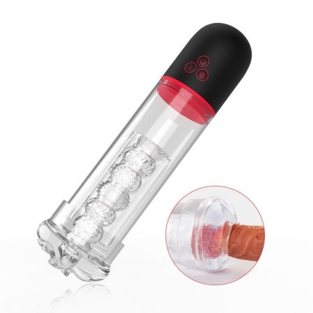 Penis Pump With 9 Mode Vibration Suction