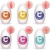 Magic Cat Egg Stroker like TENGA EGG, Easy Beat EGG Portable Male Masturbator Variety Pack, 6 Pack