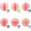 Magic Cat Egg Stroker like TENGA EGG, Easy Beat EGG Portable Male Masturbator Variety Pack, 6 Pack