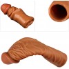 Male Soft Silicone Cock Penis Sleeve Extension Extender Adult Toys