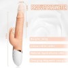 Dildo Rabbit Vibrator Thrusting Heating Vibrating Dildo India with 3 Thrusting Rotating & 8 Vibration