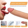 Vibrating Thrusting 42 ℃ Heating Dildo Silicone 10 Vibrating 6 Telescopic Modes