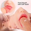 3 in 1 Male Masturbators Realistic Textured Mouth Vagina and Tight Anus Pocket Pussy