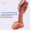 9.8 Inch Ultra Realistic Dual-Density with Balls Liquid Silicone Suction Cup Dildo