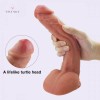 9.8 Inch Ultra Realistic Dual-Density with Balls Liquid Silicone Suction Cup Dildo