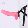 12-inch Pink Realistic Extra-Large Dildo Adjustable Strap-On Harness Kit