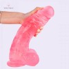 12-inch Pink Realistic Extra-Large Dildo Adjustable Strap-On Harness Kit