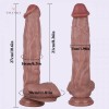 11-inch Realistic Liquid Silicone Big Dildo Adjustable Strap-On Harness Kit