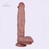 11-inch Realistic Liquid Silicone Big Dildo Adjustable Strap-On Harness Kit