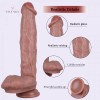 11-inch Realistic Liquid Silicone Big Dildo Adjustable Strap-On Harness Kit