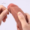 8.6 Inch Ultra Realistic Dual Clitoral Stimulation Liquid Silicone Suction Cup Dildo