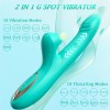 EMBITOP Thrusting Vibrator Less Noise G Spot Clitoral Vibrators with 10 Thrusting Settings & 10 Powerful Vibrations