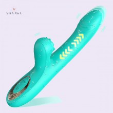 EMBITOP Thrusting Vibrator Less Noise G Spot Clitoral Vibrators with 10 Thrusting Settings & 10 Powerful Vibrations