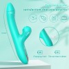 EMBITOP Thrusting Vibrator Less Noise G Spot Clitoral Vibrators with 10 Thrusting Settings & 10 Powerful Vibrations