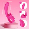 10 Licking & Vibrating Modes Clitoral Licking G Spot Vibrator Realistic Dildo Clitoralis Stimulator for Women