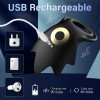 Penis Ring Vibrator with 10 Vibrations Couples Mens Male Adult Sex Toys & Games